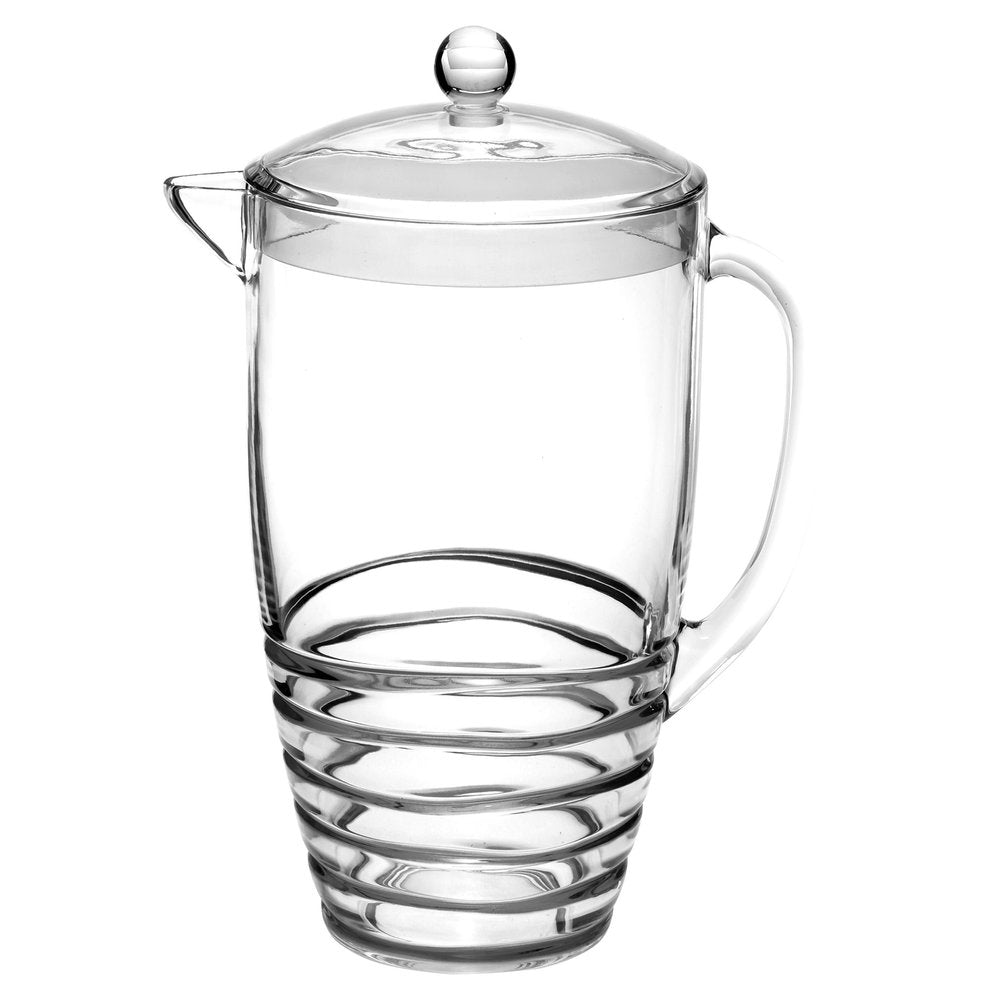 Clear Acrylic Convex Curve Shape Stemless Pitcher