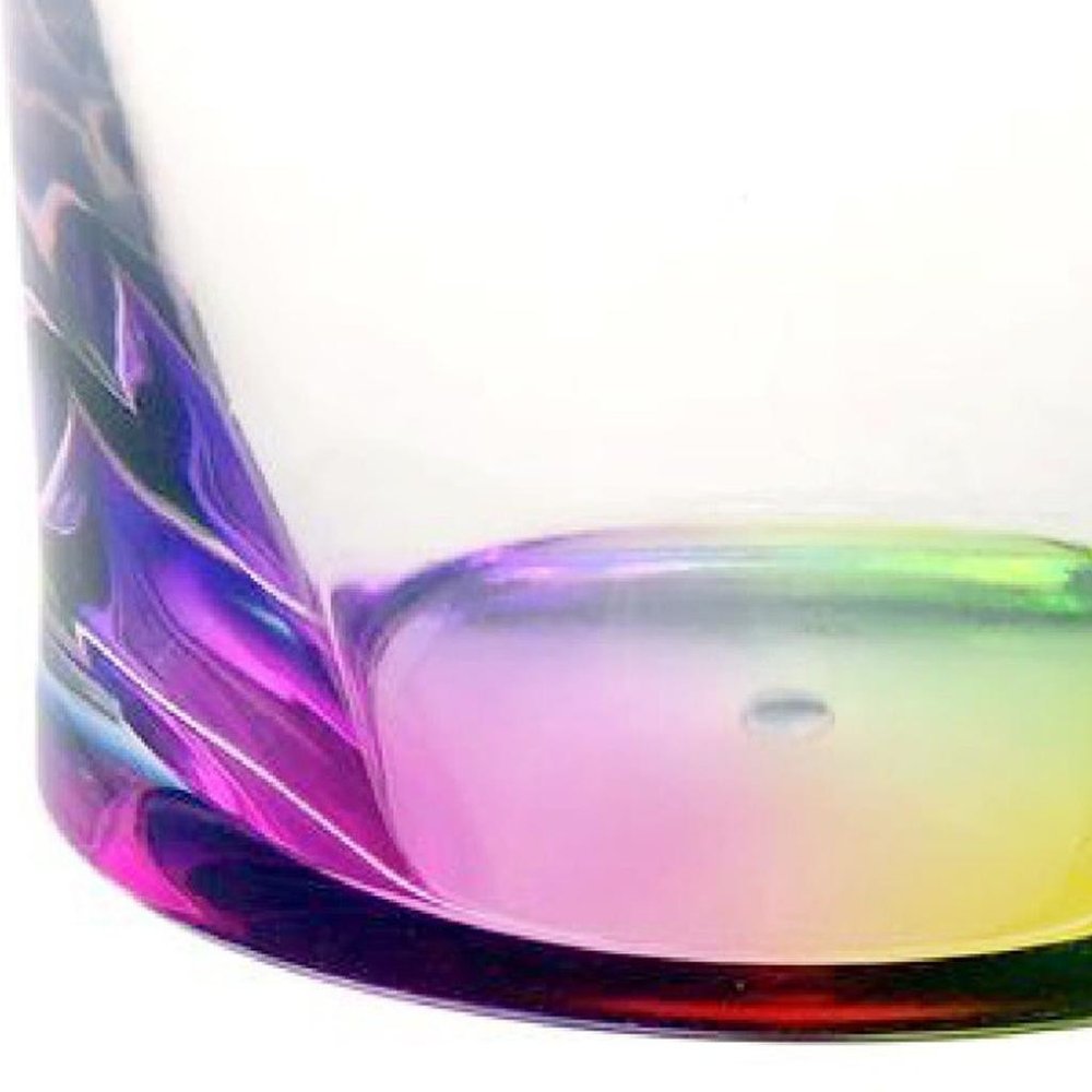Clear Acrylic Convex Curve Shape Stemless Pitcher