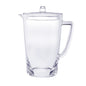 2.75 Quart Clear and Blue Acrylic Pitcher