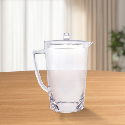 2.75 Quart Clear and Blue Acrylic Pitcher