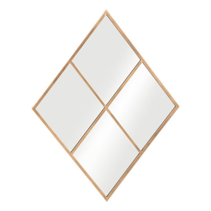 41" Gold Diamond Steel Framed Accent Mirror