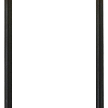 27" Gray and Black Concrete Table Lamp With White Drum Shade