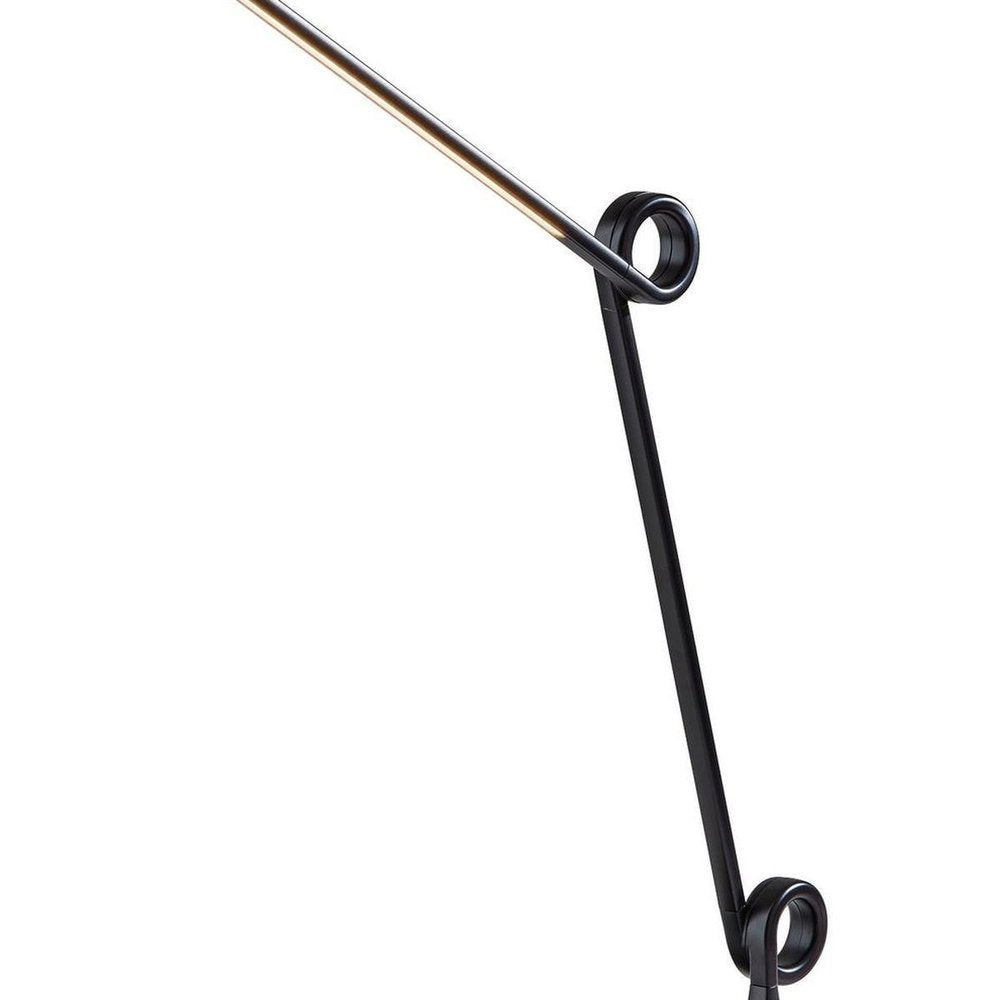 35" Black Metal Novelty Desk Lamp