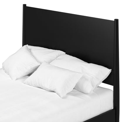 Black Wood California King Bed Frame