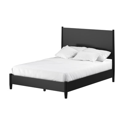 Black Wood California King Bed Frame