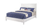 White Solid Wood California King Bed Frame