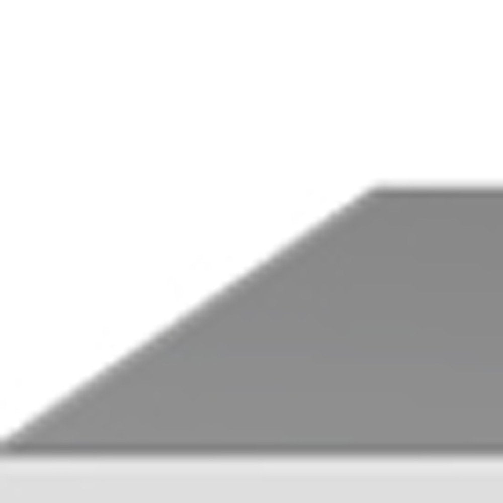 14" White Wood One Drawer Floating Nightstand