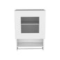 20" White Wall mounted Accent Cabinet With One Shelf