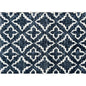 2' X 3' Navy Blue Moroccan Machine Tufted Area Rug With UV Protection