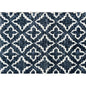 2' X 3' Navy Blue Moroccan Machine Tufted Area Rug With UV Protection