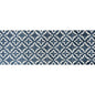 2' X 6' Navy Blue Moroccan Machine Tufted Runner Rug With UV Protection
