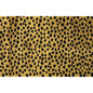 2' X 4' Bronze Leopard Print Washable Area Rug With UV Protection
