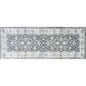 2' X 6' Gray Oriental Washable Runner Rug With UV Protection