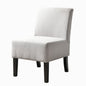23" Gray and Black Upholstered Slipper Chair