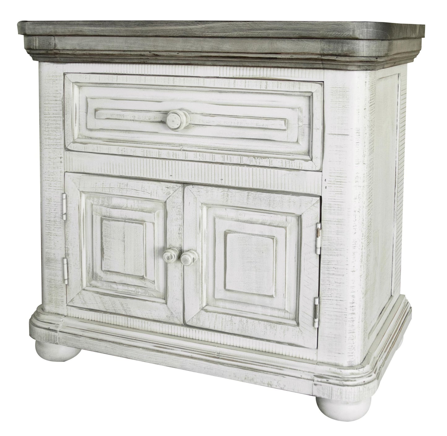 27" Ivory One Drawer Nightstand