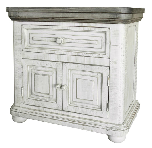 27" Ivory One Drawer Nightstand