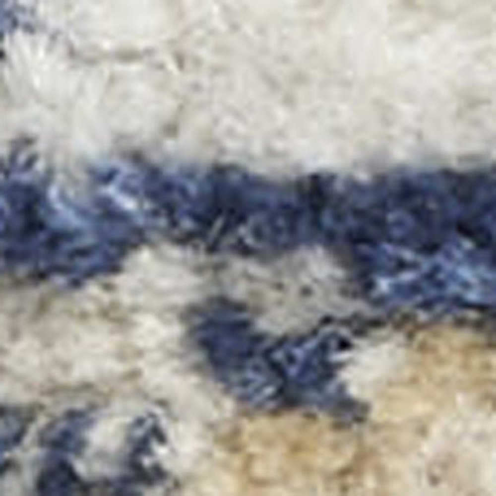 7' X 10' Green and Ivory Floral Power Loom Area Rug