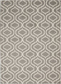 5' X 7' Gray Moroccan Power Loom Area Rug