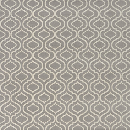 8' X 10' Gray Moroccan Power Loom Area Rug