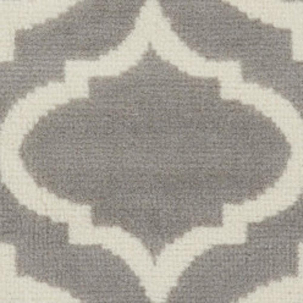8' X 10' Gray Moroccan Power Loom Area Rug