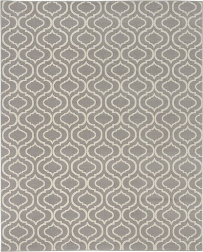 8' X 10' Gray Moroccan Power Loom Area Rug