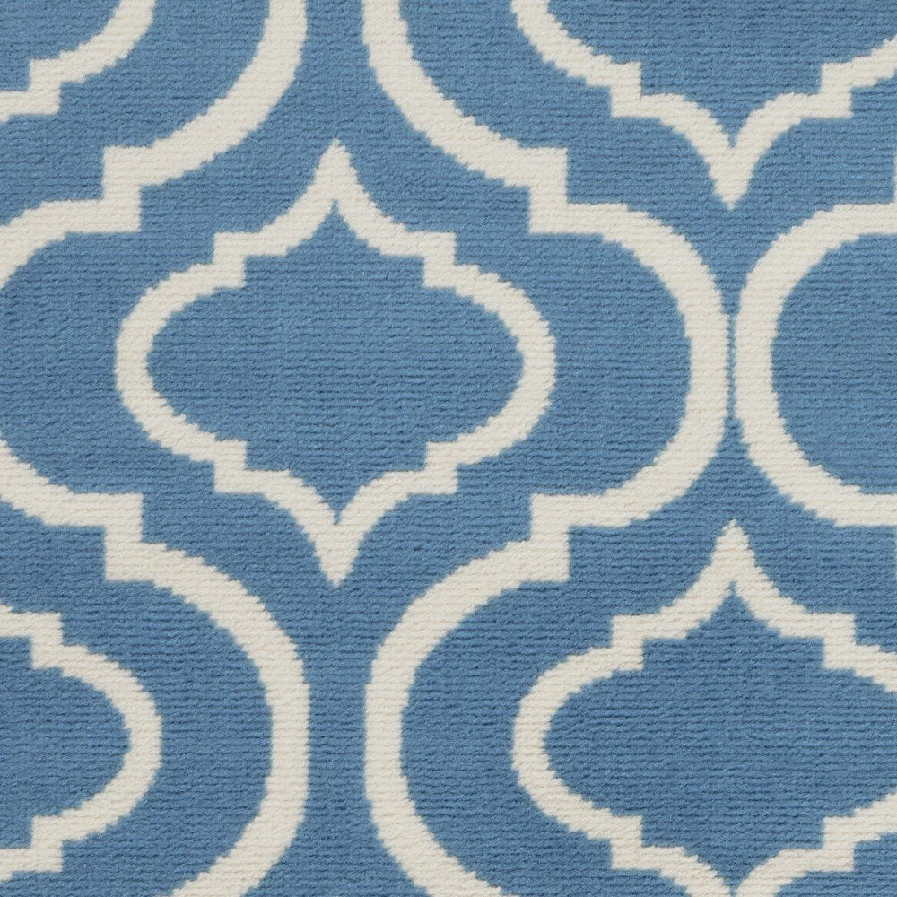2' X 4' Gray Moroccan Power Loom Area Rug