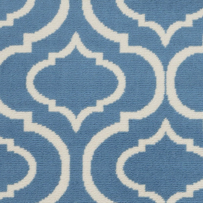 2' X 4' Gray Moroccan Power Loom Area Rug
