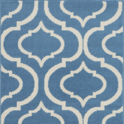 2' X 4' Gray Moroccan Power Loom Area Rug