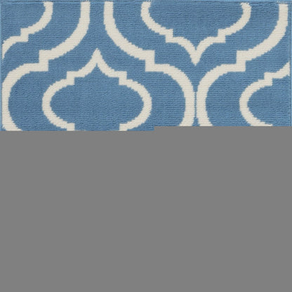 2' X 4' Gray Moroccan Power Loom Area Rug