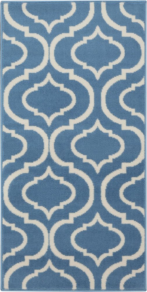 2' X 4' Gray Moroccan Power Loom Area Rug