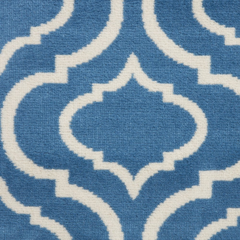 6' X 9' Gray Moroccan Power Loom Area Rug