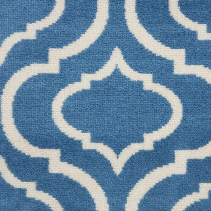 6' X 9' Gray Moroccan Power Loom Area Rug