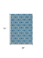 4' X 6' Gray Moroccan Power Loom Area Rug