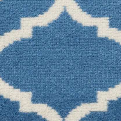 8' X 10' Gray Moroccan Power Loom Area Rug