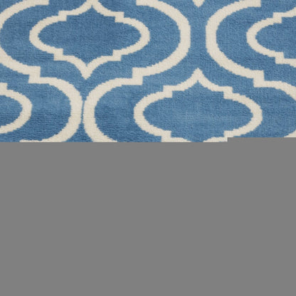 8' X 10' Gray Moroccan Power Loom Area Rug