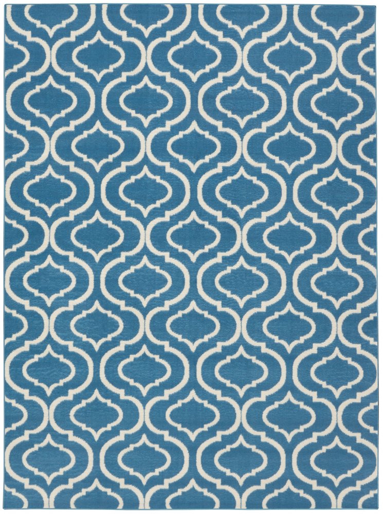 5' X 7' Gray Moroccan Power Loom Area Rug