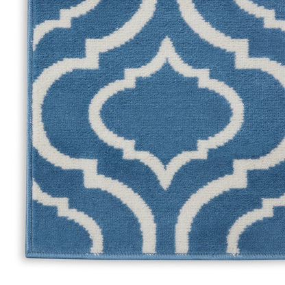 5' X 7' Gray Moroccan Power Loom Area Rug