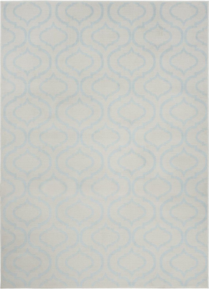 4' X 6' Ivory And Gray Moroccan Area Rug
