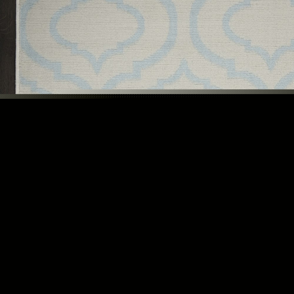 6' X 9' Gray Moroccan Power Loom Area Rug