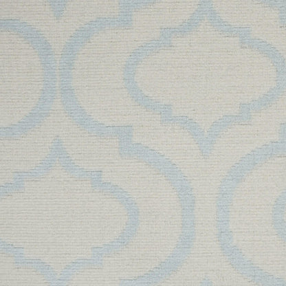 6' X 9' Ivory And Gray Moroccan Area Rug