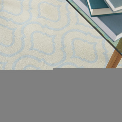 6' X 9' Gray Moroccan Power Loom Area Rug