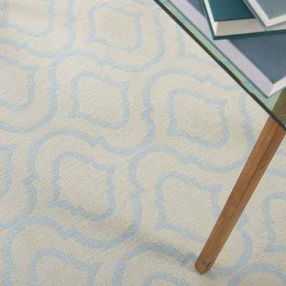5' X 7' Ivory And Gray Moroccan Area Rug