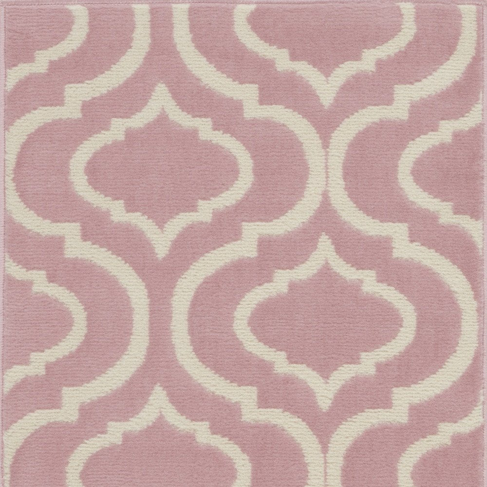 2' X 4' Gray Moroccan Power Loom Area Rug