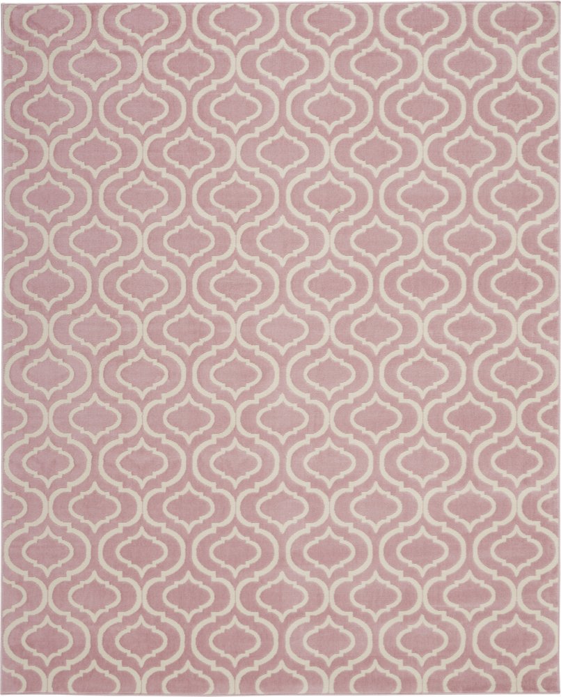 8' X 10' Gray Moroccan Power Loom Area Rug