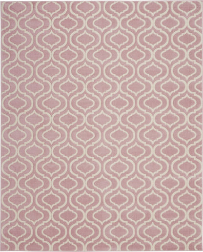 8' X 10' Gray Moroccan Power Loom Area Rug