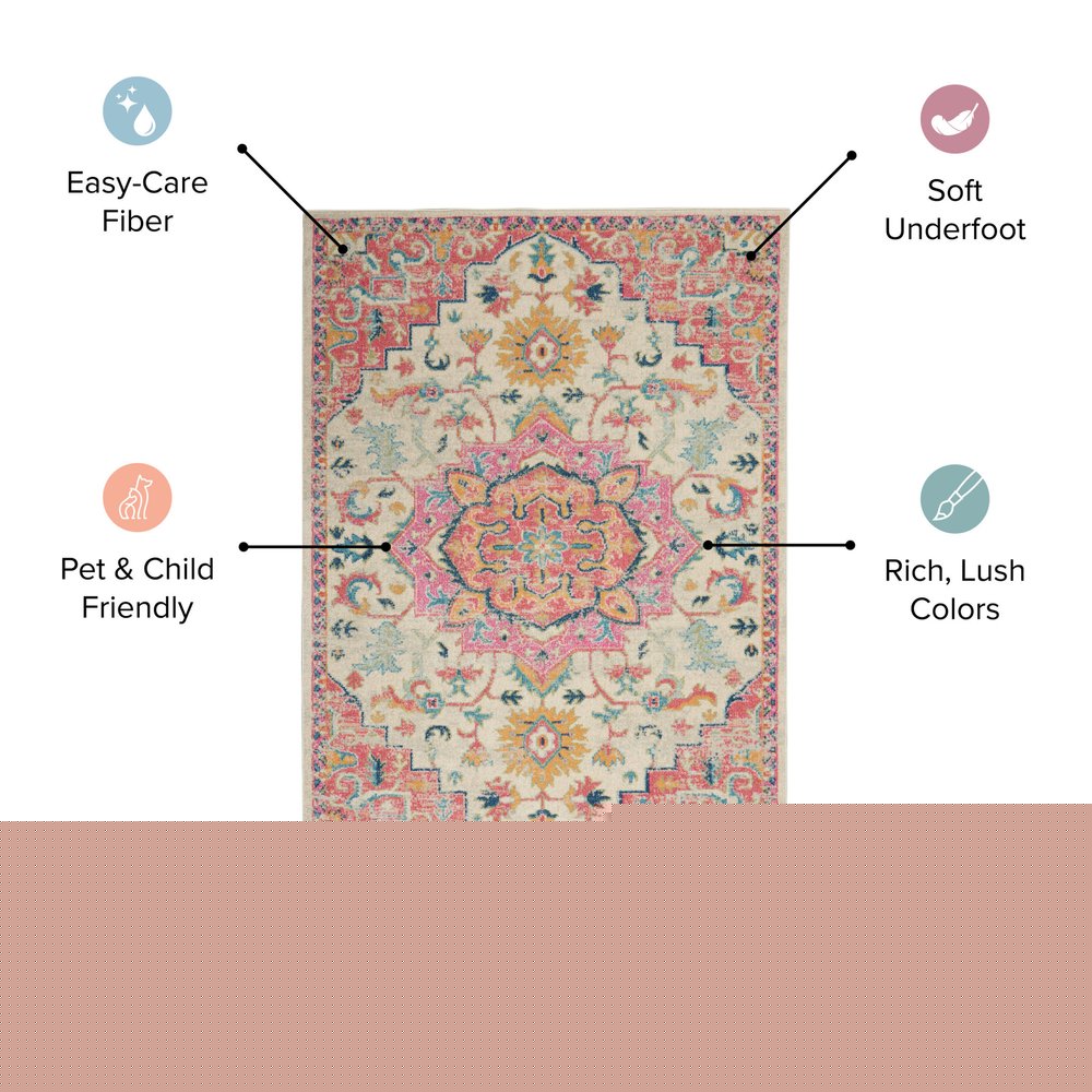12' X 18' Blue Moroccan Power Loom Distressed Area Rug