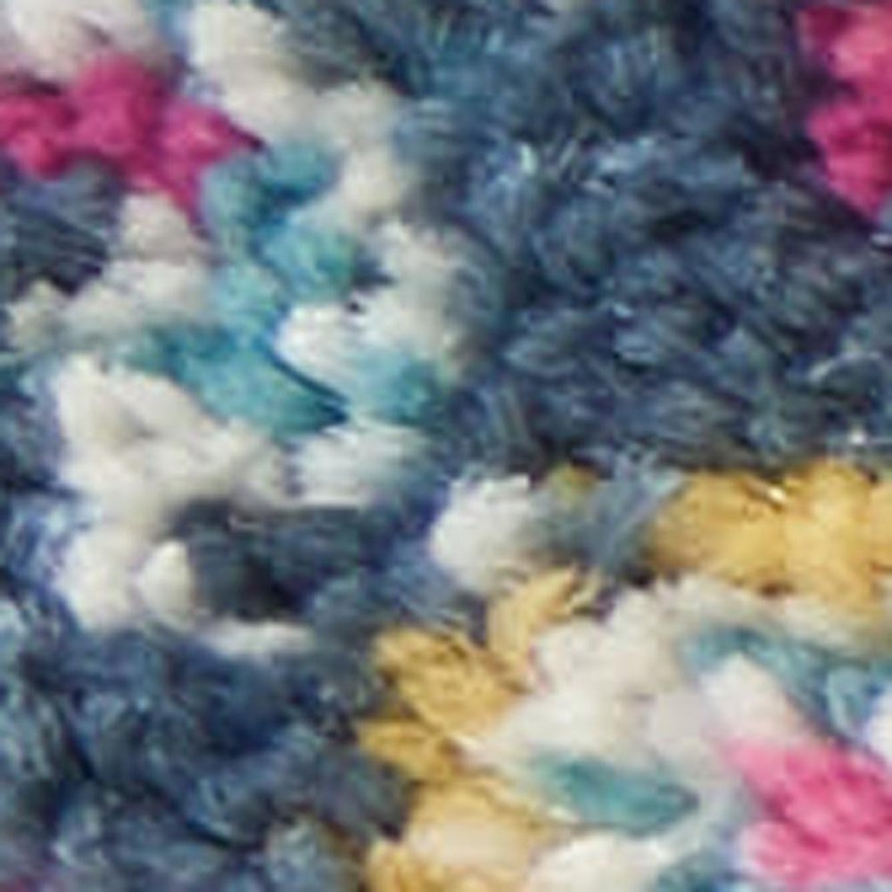 12' X 15' Blue Moroccan Power Loom Distressed Area Rug