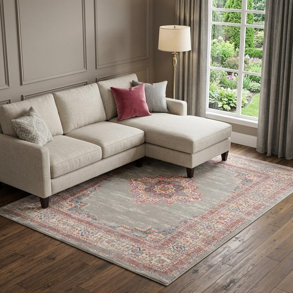 10' X 14' Blue Moroccan Power Loom Distressed Area Rug