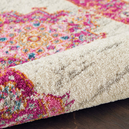12' X 15' Blue Moroccan Power Loom Distressed Area Rug