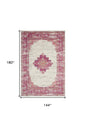 12' X 15' Blue Moroccan Power Loom Distressed Area Rug